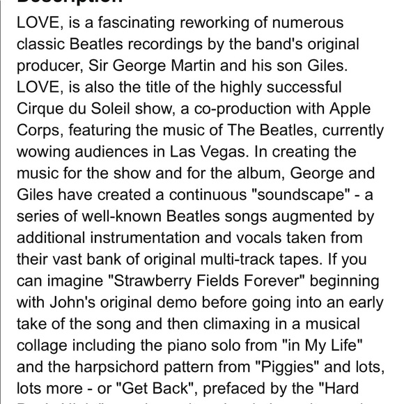 The Beatles Love CD - Picture 6 of 8